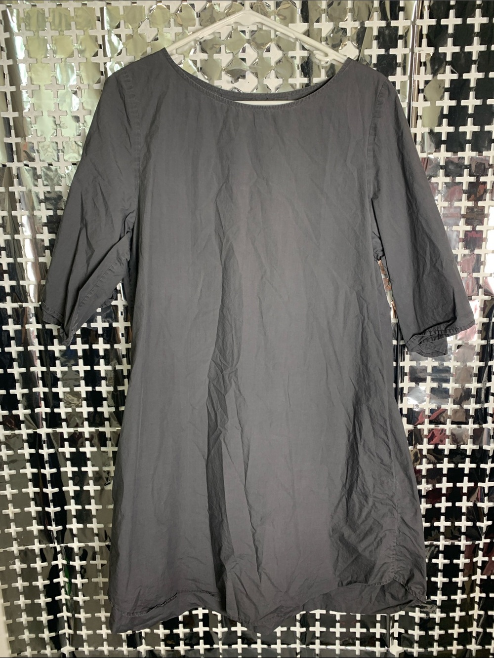 COS Charcoal Midi A-Line Dress